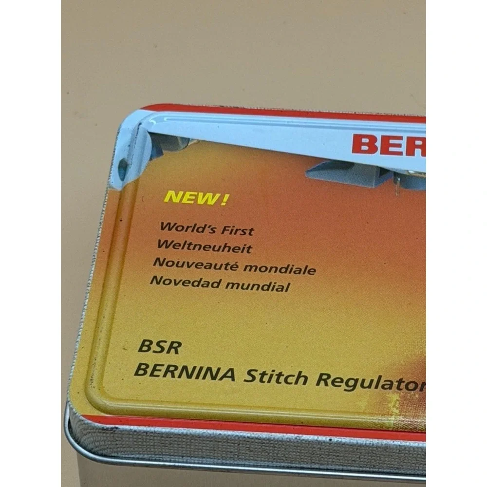 Bernina BSR 3 Stitch Regulator Foot w 2 Soles Cable Case Manual Quilting